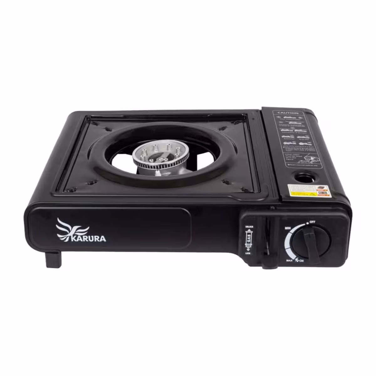 Cocina portátil a gas dual butano y propano con maletín para camping