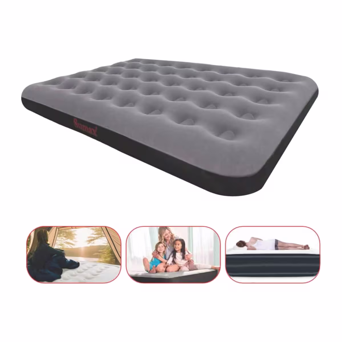 Colchón Inflable Sumax Full – Coil-Beam, Válvula 2 en 1, 191x137 cm – vista 3