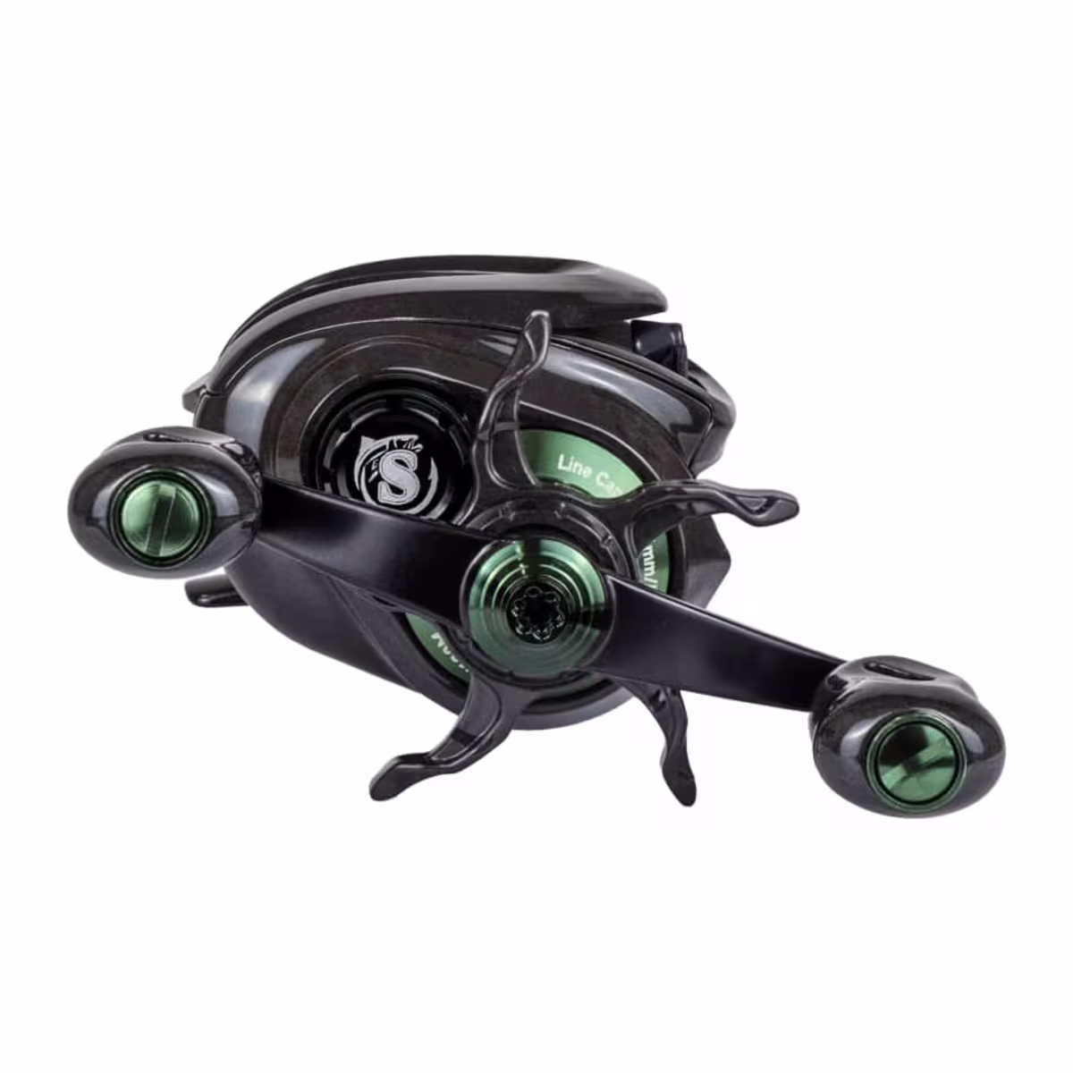 Carrete y perilla del reel Sumax Samurai en color rojo