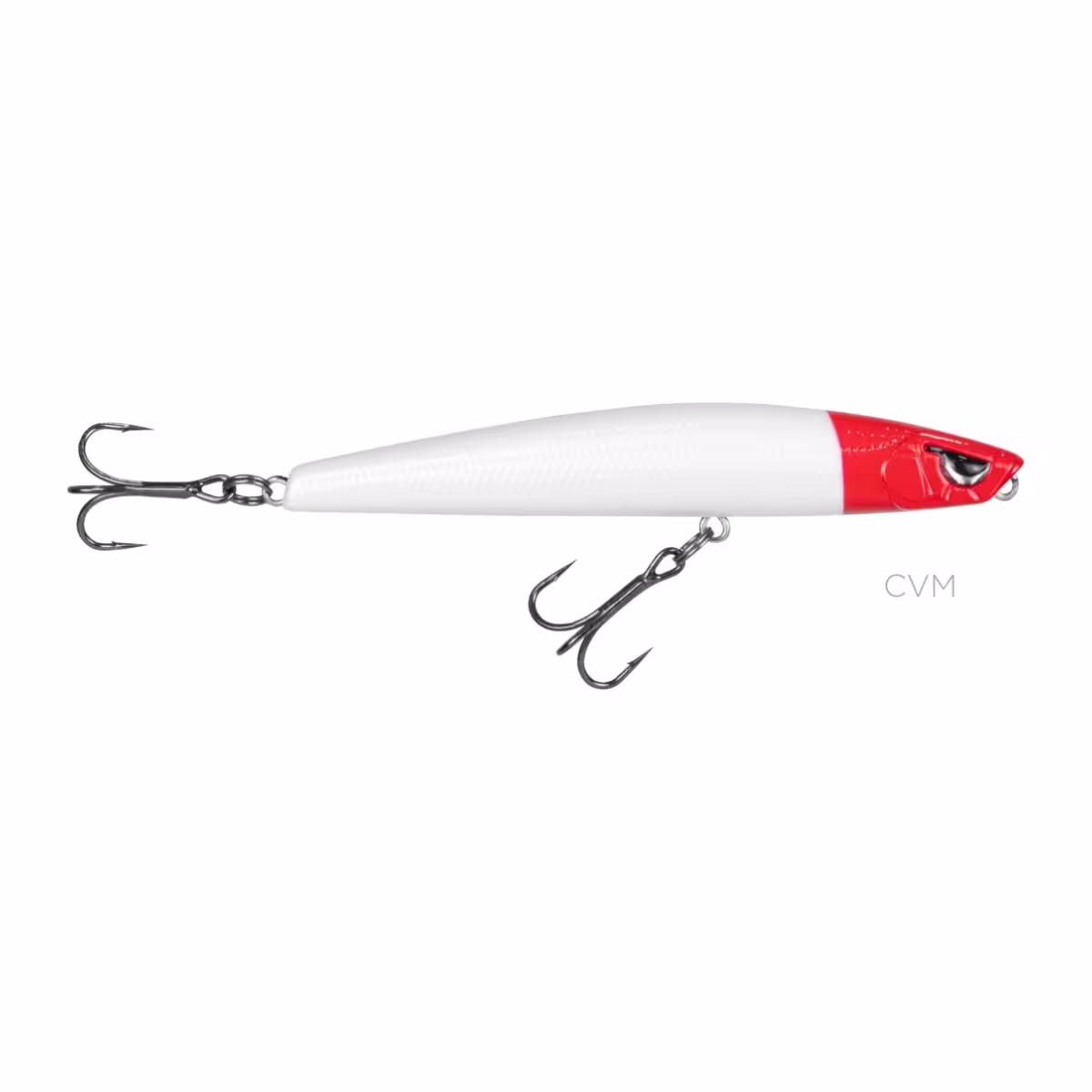 Cabeza del stickbait Zane Stick 95 con ojo rojo y terminación brillante