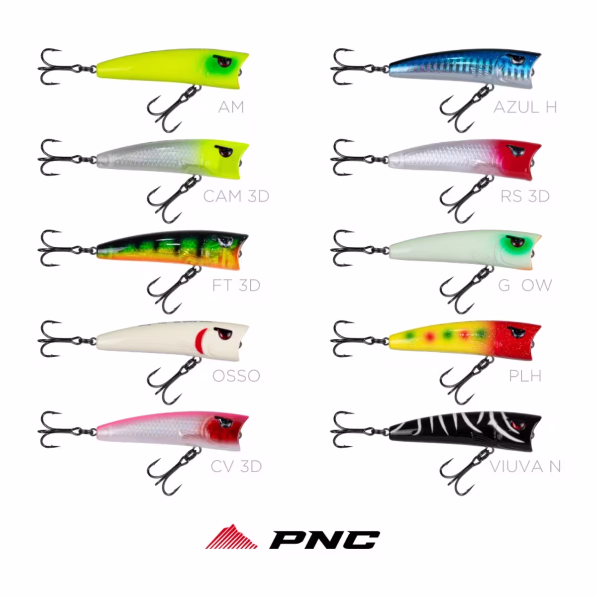 Señuelo popper Pinnacle Zoe Pop 70 color Azul H con dorso azul y cuerpo plateado