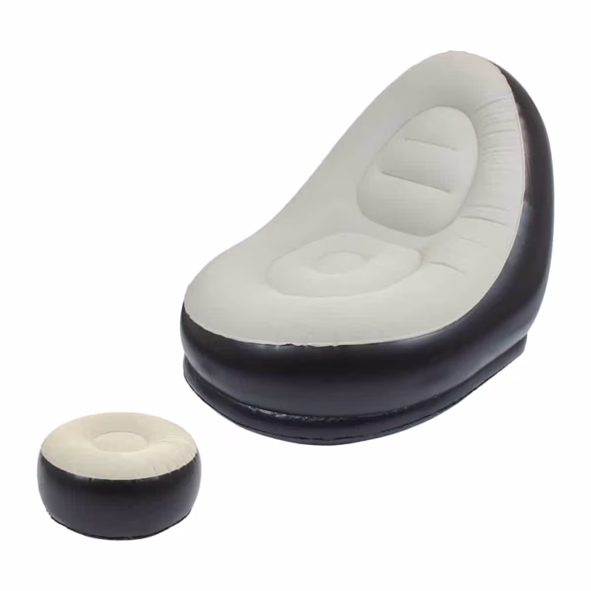 Sillón Inflable con Puff Sumax – PVC Aterciopelado, hasta 100 kg – vista 4