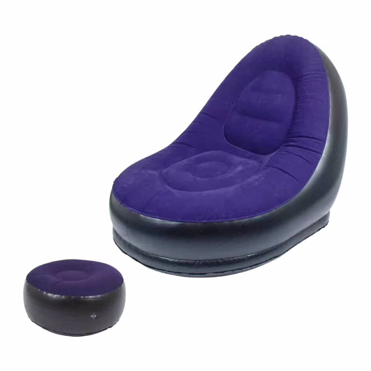 Sillón Inflable con Puff Sumax – PVC Aterciopelado, hasta 100 kg – vista 6