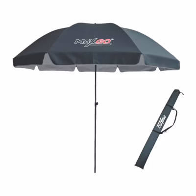 Sombrilla MaxGo verde de 260 × 265 cm con tela Oxford 210D impermeable para camping