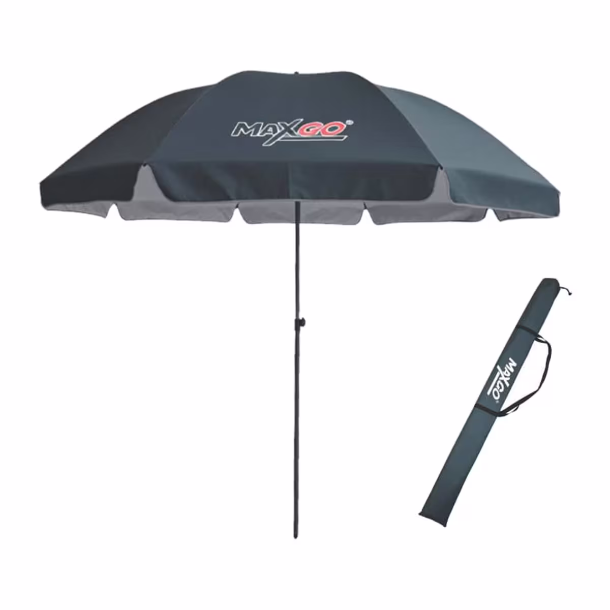 Sombrilla MaxGo verde de 260 × 265 cm con tela Oxford 210D impermeable para camping