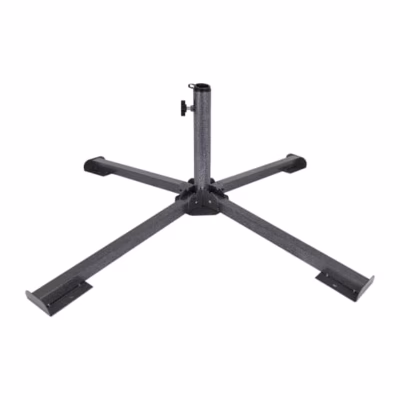 Soporte para sombrilla Maxgo de acero al carbono con cuatro brazos de apoyo