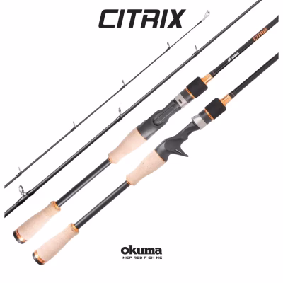 Vara Okuma Citrix para Señuelos – Blank Resistente y Mango de Corcho