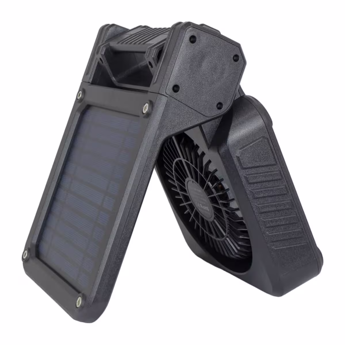 Ventilador Portátil Maxgo Recargable – Solar, Power Bank y Luz LED – vista 7